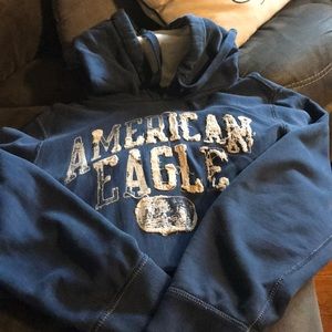 AEO navy blue hoodie